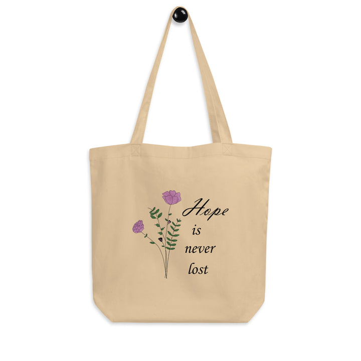 Organic Cotton Tote Bag (Hope is never lost)