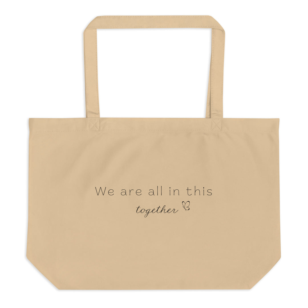 Large organic tote bag