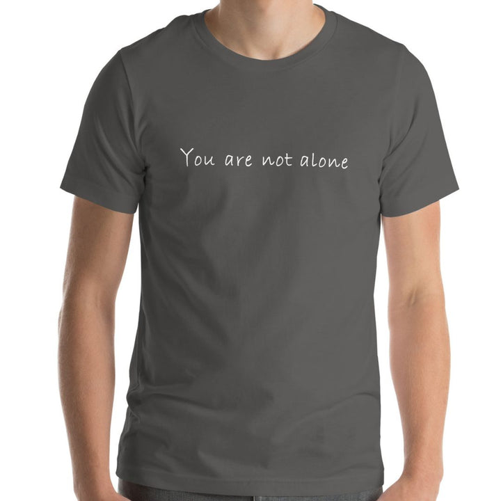 Staple T-shirt (You are not alone design) for men