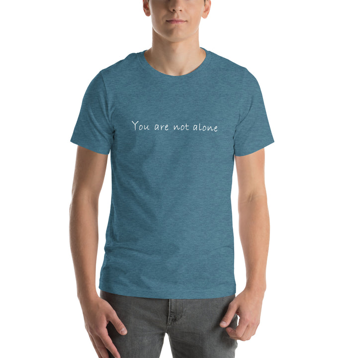 Staple T-shirt (You are not alone design) for men