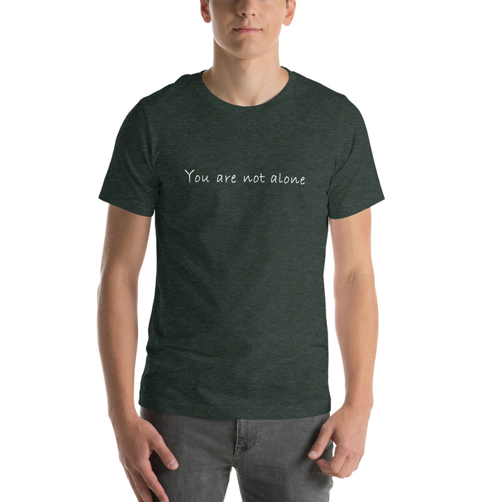 Staple T-shirt (You are not alone design) for men