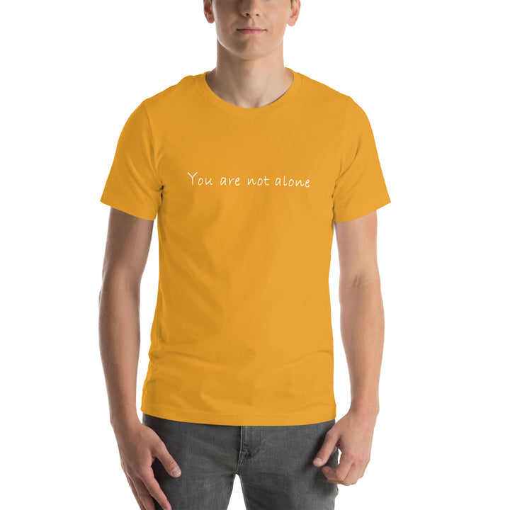 Staple T-shirt (You are not alone design) for men