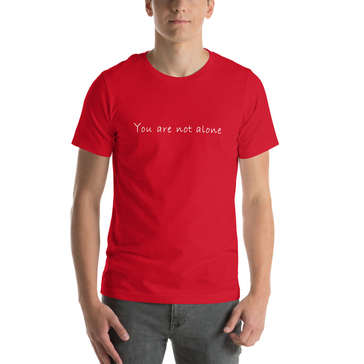 Staple T-shirt (You are not alone design) for men